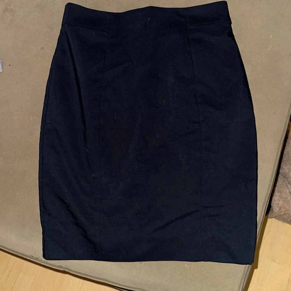 H&M blue pencil skirt